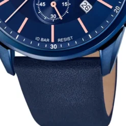 LOTUS Herren Armbanduhr Khrono 18681/2 Quarz Leder blau UL18681/2