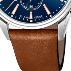 LOTUS Herren Armbanduhr Khrono 18691/2 Quarz Leder braun UL18691/2