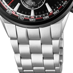 LOTUS Herren Armbanduhr Lotus R 18586/3 Quarz Edelstahl silber UL18586/3