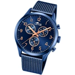 LOTUS Herren Armbanduhr Minimalist 18638/1 Quarz Edelstahl blau UL18638/1