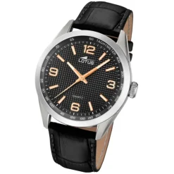 LOTUS Herren Armbanduhr Minimalist 18149/6 Quarz Leder schwarz UL18149/6