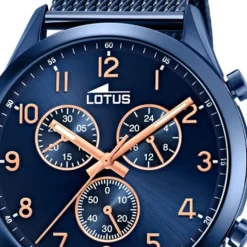 LOTUS Herren Armbanduhr Minimalist 18638/1 Quarz Edelstahl blau UL18638/1