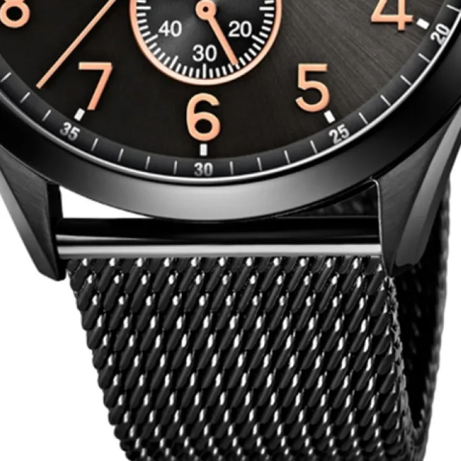 LOTUS Herren Armbanduhr Minimalist 18639/1 Quarz Edelstahl schwarz UL18639/1