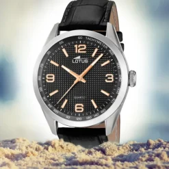 LOTUS Herren Armbanduhr Minimalist 18149/6 Quarz Leder schwarz UL18149/6