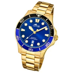 Lotus Herren Armbanduhr Sport 18761/4 Analog Edelstahl gold UL18761/4