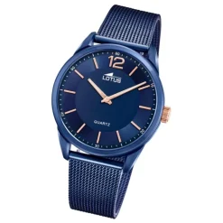 Lotus Herren Armbanduhr Smart Casual 18735/1 Analog Edelstahl blau UL18735/1