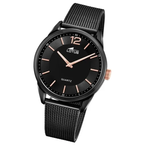 Lotus Herren Armbanduhr Smart Casual 18736/3 Analog Edelstahl schwarz UL18736/3