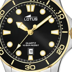 Lotus Herren Armbanduhr Sport 18760/2 Analog Edelstahl silber gold UL18760/2