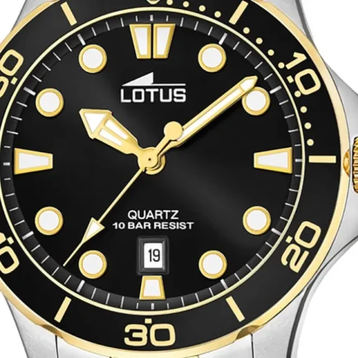 Lotus Herren Armbanduhr Sport 18760/2 Analog Edelstahl silber gold UL18760/2