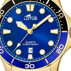 Lotus Herren Armbanduhr Sport 18761/4 Analog Edelstahl gold UL18761/4