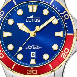 Lotus Herren Armbanduhr Sport 18760/4 Analog Edelstahl silber gold UL18760/4