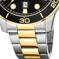 Lotus Herren Armbanduhr Sport 18760/2 Analog Edelstahl silber gold UL18760/2
