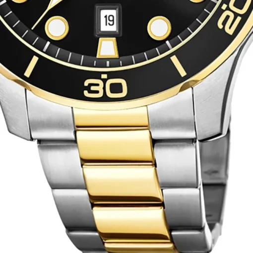 Lotus Herren Armbanduhr Sport 18760/2 Analog Edelstahl silber gold UL18760/2
