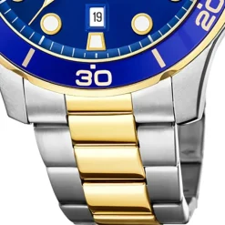 Lotus Herren Armbanduhr Sport 18760/3 Analog Edelstahl silber gold UL18760/3