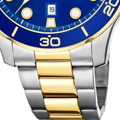 Lotus Herren Armbanduhr Sport 18760/1 Analog Edelstahl silber gold UL18760/1