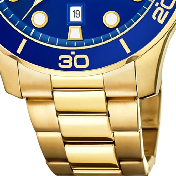 Lotus Herren Armbanduhr Sport 18761/1 Analog Edelstahl gold UL18761/1