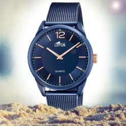 Lotus Herren Armbanduhr Smart Casual 18735/1 Analog Edelstahl blau UL18735/1