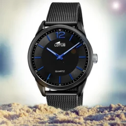 Lotus Herren Armbanduhr Smart Casual 18736/2 Analog Edelstahl schwarz UL18736/2