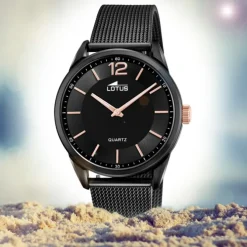 Lotus Herren Armbanduhr Smart Casual 18736/3 Analog Edelstahl schwarz UL18736/3