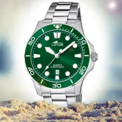 Lotus Herren Armbanduhr Sport 18759/2 Analog Edelstahl silber UL18759/2