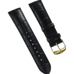 Lotus Herren Uhrenarmband 22mm Leder-Band schwarz für Lotus L18156 L18150 L18154 ULA18156/S
