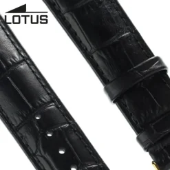 Lotus Herren Uhrenarmband 22mm Leder-Band schwarz für Lotus L18156 L18150 L18154 ULA18156/S