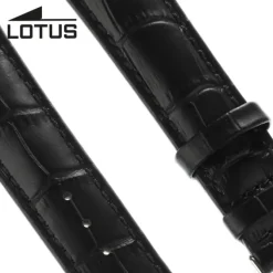 Lotus Herren Uhrenarmband 21mm Leder-Band schwarz für Lotus L18214 L18213 ULA18214/S