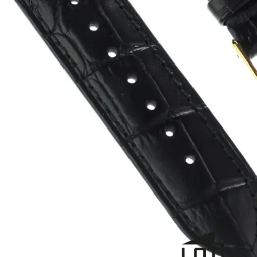 Lotus Herren Uhrenarmband 22mm Leder-Band schwarz für Lotus L18156 L18150 L18154 ULA18156/S