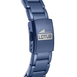 LOTUS Herren-Armbanduhr Analog Quarz Edelstahl blau UL18163/2