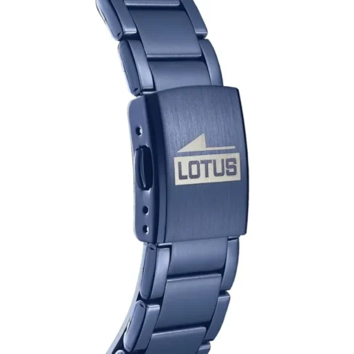 LOTUS Herren-Armbanduhr Analog Quarz Edelstahl blau UL18163/2