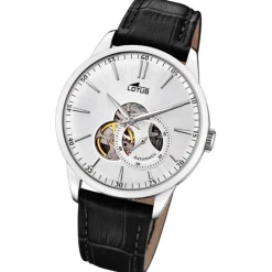 Lotus Herren-Armbanduhr Leder schwarz 18536/1 Automatik Classic UL18536/1