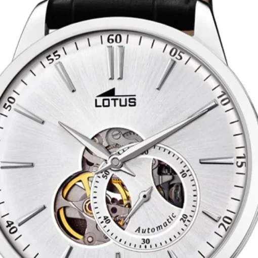 Lotus Herren-Armbanduhr Leder schwarz 18536/1 Automatik Classic UL18536/1
