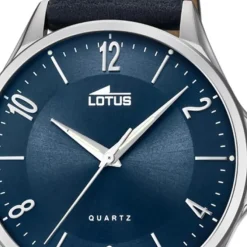 Lotus Herren-Armbanduhr Leder blau 18518/3 Quarz klassisch UL18518/3