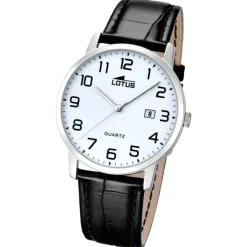 LOTUS Herren-Uhr - Lederband klassisch - Analog - Quarz - Leder - UL18239/1