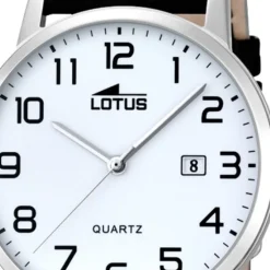 LOTUS Herren-Uhr - Lederband klassisch - Analog - Quarz - Leder - UL18239/1