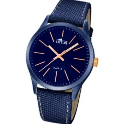 LOTUS Herren-Uhr - Minimalist - Analog - Quarz - Leder/Textil - UL18166/2