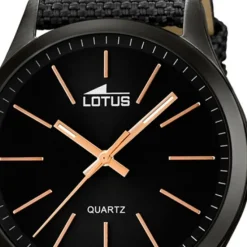 LOTUS Herren-Uhr - Minimalist - Analog - Quarz - Leder/Textil - UL18165/2