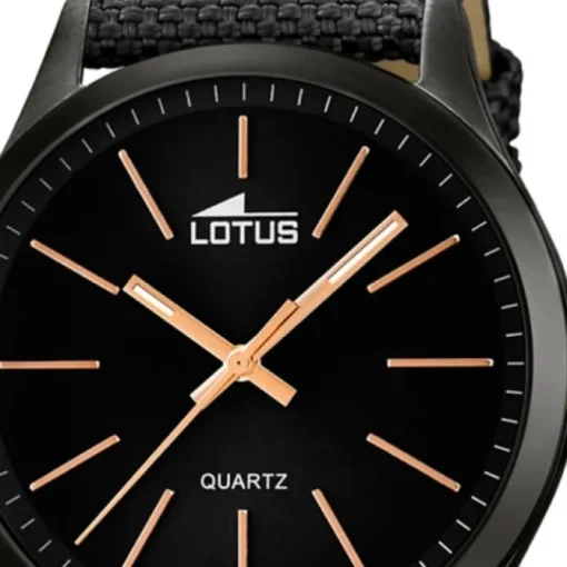 LOTUS Herren-Uhr - Minimalist - Analog - Quarz - Leder/Textil - UL18165/2