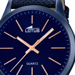 LOTUS Herren-Uhr - Minimalist - Analog - Quarz - Leder/Textil - UL18166/2