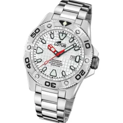 Lotus Herrenuhr Edelstahl silber Lotus Classic Armbanduhr UL18929/A
