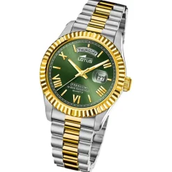 Lotus Herrenuhr Edelstahl silbergold Lotus Classic Armbanduhr UL18855/3