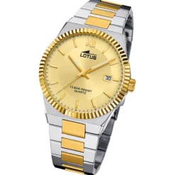 Lotus Herrenuhr Edelstahl silbergold Lotus Classic Armbanduhr UL18836/3