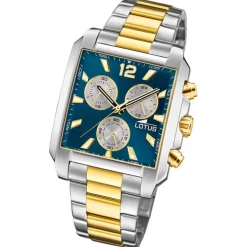 Lotus Herrenuhr Edelstahl silbergold Lotus Classic Armbanduhr UL18852/6