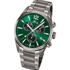 Lotus Herrenuhr Edelstahl grau Lotus Classic Armbanduhr UL18682/4