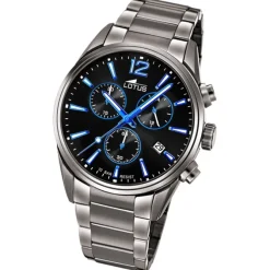 Lotus Herrenuhr Edelstahl grau Lotus Classic Armbanduhr UL18682/6