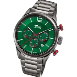 Lotus Herrenuhr Edelstahl grau Lotus Classic Armbanduhr UL18686/4