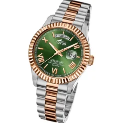 Lotus Herrenuhr Edelstahl silbergold Lotus Classic Armbanduhr UL18856/3