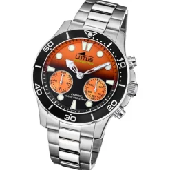 Lotus Herrenuhr Edelstahl silber Lotus Classic Armbanduhr UL18800/8