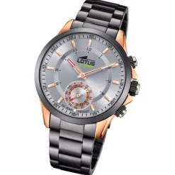Lotus Herrenuhr Edelstahl grau Lotus Classic Armbanduhr UL18808/1