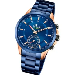 Lotus Herrenuhr Edelstahl blau Lotus Classic Armbanduhr UL18809/1